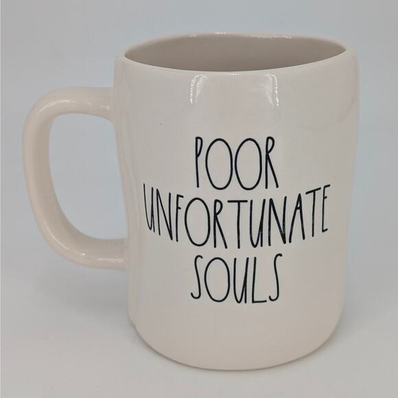 Rae Dunn Disney Villains Ursula Mug Ceramic Cup Sea Witch Poor Unfortunate Souls - Picture 6 of 10